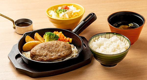 岩泉ハンバーグ定食